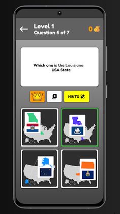 US State Quiz - USA Map Quiz - Screenshot 2