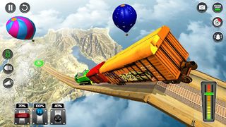 Mega Ramp Train Stunt Game - Screenshot 2