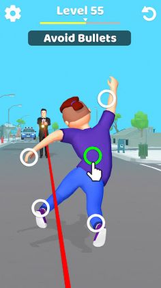 Slow Mo Drag Run: Parkour Game - Screenshot 2