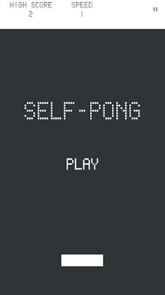 Self-Pong - Screenshot 1
