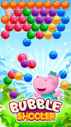 Hippo Bubble Pop Game - Screenshot 1