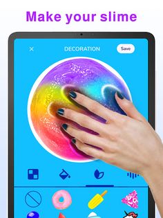 Slime DIY Games: Makeup Slime - Screenshot 1