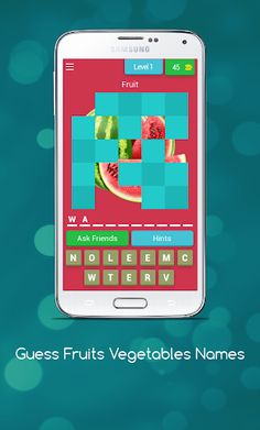 Guess Fruits Vegetables Names - Screenshot 1
