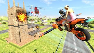 Flying bike Driving Simulator - Screenshot 1
