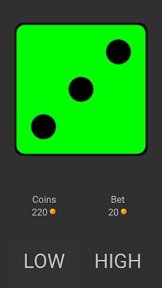 High or Low Game - Screenshot 2