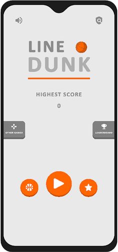 Line Dunk: Basket challenge - Screenshot 1