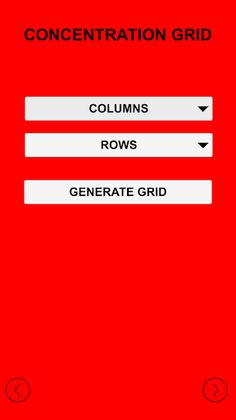 Concentration Grid - Screenshot 3