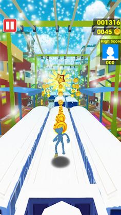 FNF Sky Train Surfers - Screenshot 1