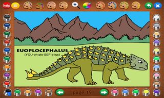 Coloring Book 2: Dinosaurs - Screenshot 1