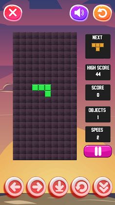 Sunset Blocks Puzzle Game - Screenshot 2