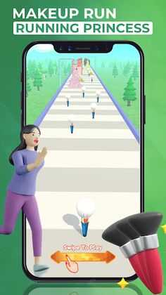 Makeover Run: Running Princess - Screenshot 1