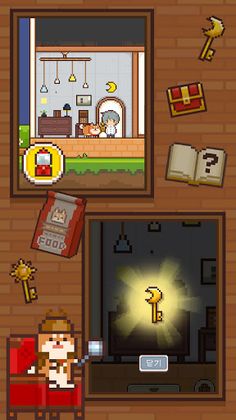 픽셀 하우스 ~신기한 저택에서 탈출하기~ - Screenshot 2