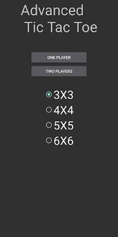 Advanced Tic Tac Toe - Screenshot 1
