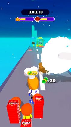 Pizza Fun Run 3D - Screenshot 1