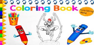 Superhero Venom coloring - Screenshot 1