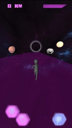 Nyzak - space Infinite runner - Screenshot 3