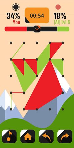 Dots & triangles : connected d - Screenshot 1