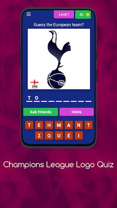 CHAMPIONS LEAGUE LOGO QUIZ - Screenshot 1