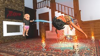 Scary Baby Evil Pink Baby Game - Screenshot 2