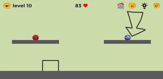 Red ball : love Rainbow - Screenshot 2