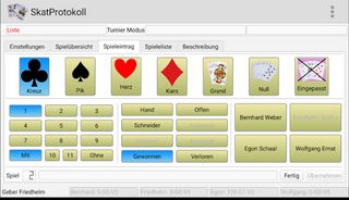 SkatProtokoll - Screenshot 1