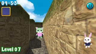 Rabbit explore the 3D maze!! - Screenshot 1
