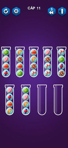 Ball Sort - Candy Puzzle Game - Screenshot 1