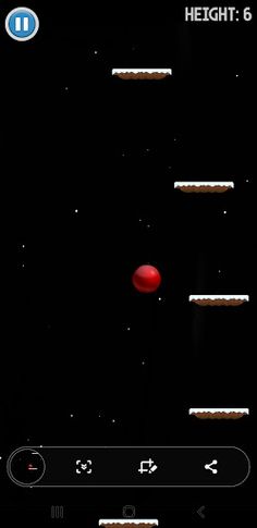 Red Ball - infinite icy tower - Screenshot 2
