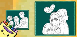 Spy x Family coloring book - Screenshot 1