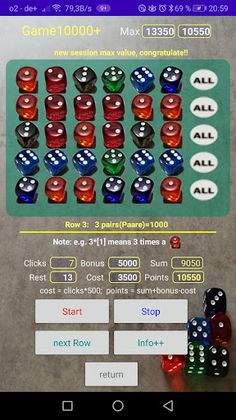 Game10000s fascinating dice - Screenshot 2