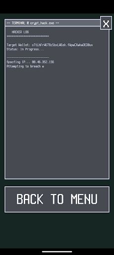 Bitcoin BTC Hacker Simulator - Screenshot 3