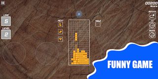 Wood Tetris: Classis Puzzle - Screenshot 2