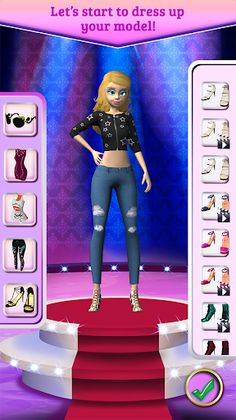 Model Fashion Show 3D Dress Up - Screenshot 2