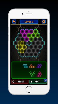 Glow Block Hexa Puzzle - Screenshot 3