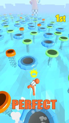 Trampoline Race - Screenshot 2