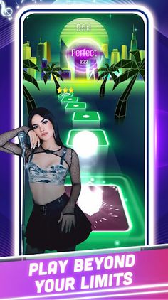 Jogo Kim Loaiza Tiles Hop Game - Screenshot 2