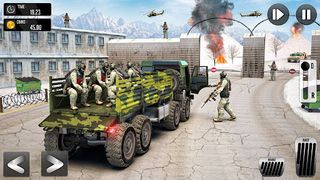 Army Simulator Truck games 3D - Screenshot 1