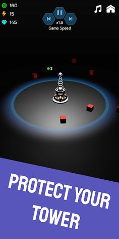 Tesla tower - defence game - Screenshot 1