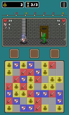 Match 3 Warriors - Screenshot 1