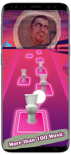 Skibidi Toilet Tiles Hop Piano - Screenshot 2