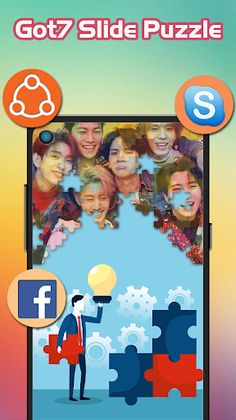 Challenge Got7 Slide Puzzle - Screenshot 1