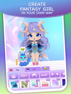 Fantasy Dress Up Avatar Maker - Screenshot 2