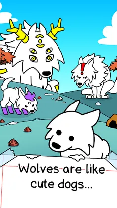 Wolf Evolution: Merge Wild Dog - Screenshot 1
