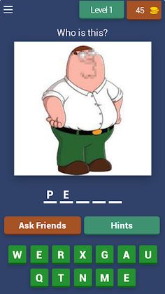 Family Guy Ultimate Quiz! - Screenshot 1