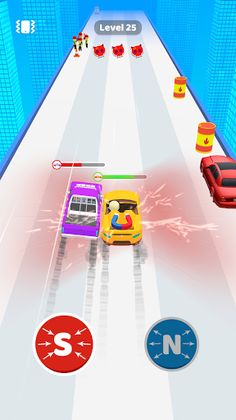 Magnet Car 3D - Screenshot 4