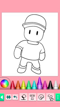 Stumble Guys Coloring Page - Screenshot 4