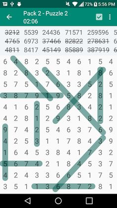 Number Search Puzzles - Screenshot 1