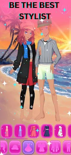 Anime fashion: Dress Up show - Screenshot 4