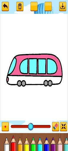 Transportation Coloring - Screenshot 4