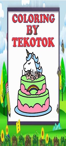 Birthday Cake Coloring - Screenshot 1